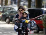 Amsterdam 1 september 2012
Birgit Schuurman met zoon Chico op de fiets.
Peter Smulders bv