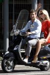 Amsterdam 4 september 2012
Candy Dulfer met vriend Bela op vespa scooter
Peter Smulders bv