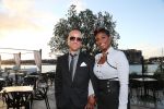 Amsterdam, 26 Augustus 2012
Feest in de Harbour Club t.g.v. de verjaardag van Glennis Grace
Edsilia Rombley en Tjeerd Oosterhuis
Foto Peter Smulders BV