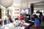 Aalsmeer 3 september 2012
Jan Smit en Gerard Joling tijdens radio opnames voor 100% NL bij Gerard thuis in zijn huis.
Peter Smulders bv