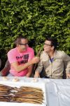 Aalsmeer 3 september 2012
Jan Smit en Gerard Joling tijdens radio opnames voor 100% NL bij Gerard thuis in zijn huis.
Peter Smulders bv