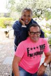 Aalsmeer 3 september 2012
Jan Smit en Gerard Joling tijdens radio opnames voor 100% NL bij Gerard thuis in zijn huis. Gerard met Patty Brard
Peter Smulders bv