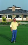 Veldhoven. 15 Oktober 1995
Jan Louwers tijdens een rondje golf op GC Gendersteijn