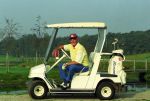 Veldhoven. 15 Oktober 1995
Jan Louwers tijdens een rondje golf op GC Gendersteijn