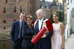 Breukelen 10 september 2012
Joop van de Ende krijgt ere doctoraat op universiteit Neyerode. Aanwezig zijn zijn vrouw Janine en kinderen Iris en Vincent
Peter Smulders bv