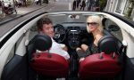 Amsterdam 29 augustus 2012
Premiere Yab Yum in carre. Mary-Lou v Steenis met man in fiat 500 cabrio
Peter Smulders bv