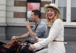 Amsterdam 29 augustus 2012
Noortje Herlaar en William Spaaij op de fiets in Amsterdam.
Peter Smulders bv