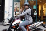 Amsterdam 28 augustus 2012
Rick Brandsteder op zijn ktm motor.
Peter Smulders bv