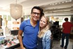 Aalsmeer 3 september 2012
Jan Smit en Gerard Joling tijdens radio opnames voor 100% NL bij Gerard thuis in zijn huis. Romy Omtzigt met Jan
Peter Smulders bv
