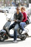 Amsterdam 3 september 2012
Ruud Gullit met zijn dochter Cheyenne op vespa scooter.
Peter Smulders bv