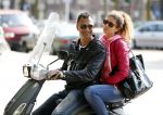 Amsterdam 3 september 2012
Ruud Gullit met zijn dochter Cheyenne op vespa scooter.
Peter Smulders bv