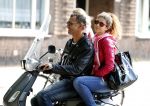 Amsterdam 3 september 2012
Ruud Gullit met zijn dochter Cheyenne op vespa scooter.
Peter Smulders bv