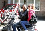 Amsterdam 3 september 2012
Ruud Gullit met zijn dochter Cheyenne op vespa scooter.
Peter Smulders bv