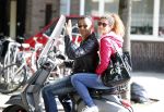 Amsterdam 3 september 2012
Ruud Gullit met zijn dochter Cheyenne op vespa scooter.
Peter Smulders bv