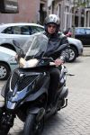 Amsterdam 6 september 2012
Willem Holleeder op zijn nieuwe piaggio MP3.
Peter Smulders bv