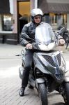 Amsterdam 6 september 2012
Willem Holleeder op zijn nieuwe piaggio MP3.
Peter Smulders bv