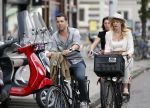 Amsterdam 29 augustus 2012
Noortje Herlaar en William Spaaij op de fiets in Amsterdam.
Peter Smulders bv