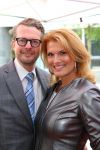 Rotterdam, 8 September 2013
Premiere Musical parodie Vijftig Tinten Grijs
Anouk v Nes met partner
Foto Peter Smulders BV