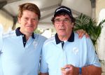 Zandvoort, 7 Augustus 2013
KLM Charity Challenge gespeeld op de Kennemer Golfclub met veel BN-ers.
Beau v Erven Dorens met wim v Hanegem
Foto Peter Smulders BV