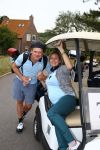 Zandvoort, 7 Augustus 2013
KLM Charity Challenge gespeeld op de Kennemer Golfclub met veel BN-ers.
Beau v Erven Dorens met Zangeres Do Zangeres
Foto Peter Smulders BV