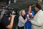 Hilversum 29 augustus 2013
Presentatie najaarspresentatie van de publieke omroep bij beeld en geluid.
Britt Dekker en Ymke Wieringa