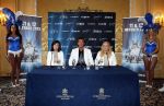 Amsterdam 8 augustus 2013
Gerard Joling en Caren Maywood en Alice Maywood tijdens persconferentie in het Amstel hotel waar ze aankondigen weer op te gaan treden tijdens concert Gerad Joling in het ziggo dome.
Peter Smulders bv