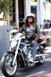 Amsterdam 5 september 2013
Chimene v Oosterhout op haar Harley Davidson
Foto Peter Smulders BV
