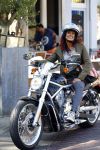 Amsterdam 5 september 2013
Chimene v Oosterhout op haar Harley Davidson
Foto Peter Smulders BV