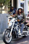 Amsterdam 5 september 2013
Chimene v Oosterhout op haar Harley Davidson
Foto Peter Smulders BV