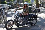 Amsterdam 5 september 2013
Chimene v Oosterhout op haar Harley Davidson
Foto Peter Smulders BV