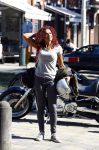 Amsterdam 5 september 2013
Chimene v Oosterhout op haar Harley Davidson
Foto Peter Smulders BV