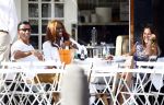 Amsterdam 26 augustus 2013
Marpessa en Dymfy Erens op terras bij george.
Peter Smulders bv