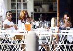 Amsterdam 26 augustus 2013
Marpessa en Dymfy Erens op terras bij george.
Peter Smulders bv
