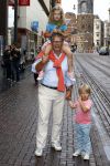 Amsterdam 31 augustus 2013
Premiere Piet Piraat in Tuschinski.
Emile Ratelband met zoon en dochter