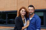 Hilversum 2 september 2013
Presentatie deelnemers Expeditie Robinson in het pand van RTL.
Evi hanssen met Dennis Weening