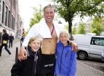 Amsterdam 8 september 2013
Amsterdam city swim door de grachten met diverse bn ers.
Floris Jan Bovelander met kinderen