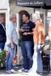 Amsterdam 14 augustus 2013
Gerard Joling en Jort Kelder nemen commercial op voor autoverhuurbedrijf Sixt in Amsterdam zuid. Jack Spijkerman
Peter Smulders bv