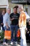 Amsterdam 14 augustus 2013
Gerard Joling en Jort Kelder nemen commercial op voor autoverhuurbedrijf Sixt in Amsterdam zuid. Jack Spijkerman
Peter Smulders bv
