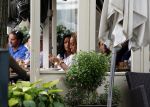 Amsterdam 22 augustus 2013
Glennis Grace op terras bij de Joffers.
Peter Smulders bv