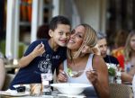 Amsterdam 28 augustus 2013
Glennis Grace op terras bij de Joffers.
Peter Smulders bv