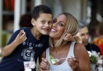 Amsterdam 28 augustus 2013
Glennis Grace op terras bij de Joffers.
Peter Smulders bv