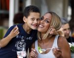 Amsterdam 28 augustus 2013
Glennis Grace op terras bij de Joffers.
Peter Smulders bv