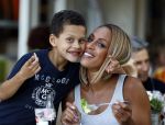 Amsterdam 28 augustus 2013
Glennis Grace op terras bij de Joffers.
Peter Smulders bv