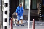 Amsterdam 3 september 2013
Hans v d Togt op terras en met zijn hond op straat