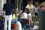 Amsterdam 23 augustus 2013
Zangerse Hind met Graziella Ferraro op terras.
Peter Smulders bv