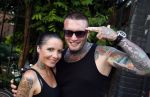 Amsterdam 28 augustus 2013
Voque fashion night out. Jamie Saunders met sanne Kraaykamp