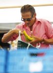 Amsterdam 17 augustus 2013
Jan Lenferink doet boodschappen op de noordermarkt.
Peter Smulders bv
