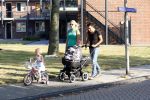 Volendam 6 september 2013
Jan en Liza Smit gaan wandelen met hun zoon Senn en dochter Emma.