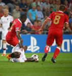 Eindhoven, 20 Augustus 2013
3e Voorronde CL PSV-AC Milan, eindstand 1-1
Jetro Willems in duel met Mario Balotelli
Foto Peter Smulders BV