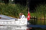 Nigtevecht 4 september 2013
Jort Kelder en Lauren Verster op hun sloep aan het varen op de vecht.